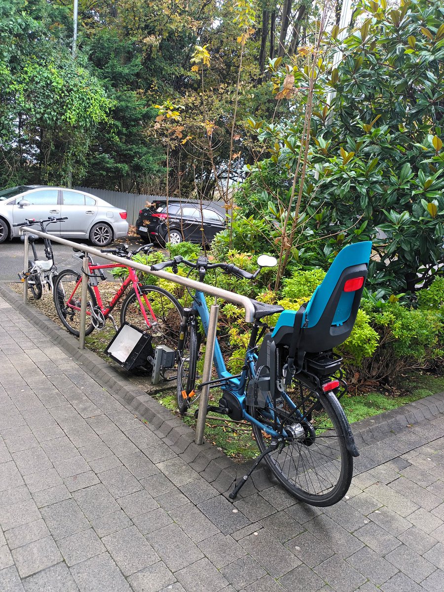 Cycling to #PsyConf2023...yes, you can! We have run out of railings.

Maybe next year we'll have 6 of them

#PSIclimate