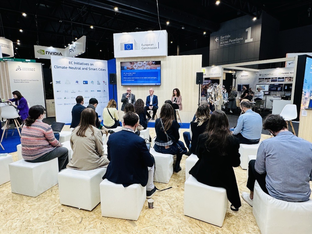 EUSmartCities's tweet image. It is day 3 of the #SCEWC23 and we are here for you again at our joint stand in Hall 1, C51! 
Come over and have a chat with one of our team members who can tell you what the Marketplace can do for you and your city. 🏙️
#EUSmartCities