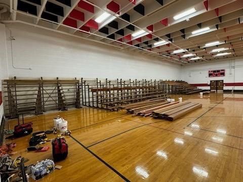 Thanks Lancaster Elementary...the bleachers turned out amazing!! <a href="/LHS_RDAthletics/">Red Devil Athletics</a> <a href="/BSNSPORTS/">BSN SPORTS</a> <a href="/BSNSPORTS_VA/">BSN SPORTS Virginia</a>