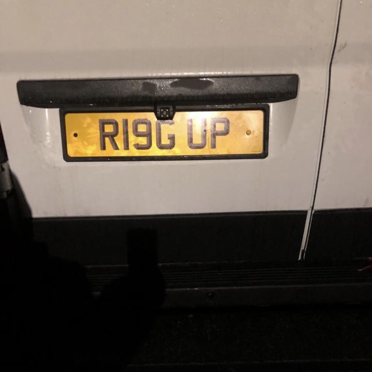 Rig Up! New number plate 🚐#ropeaccess #rigging #abseilers #fleet #privatenumberplate