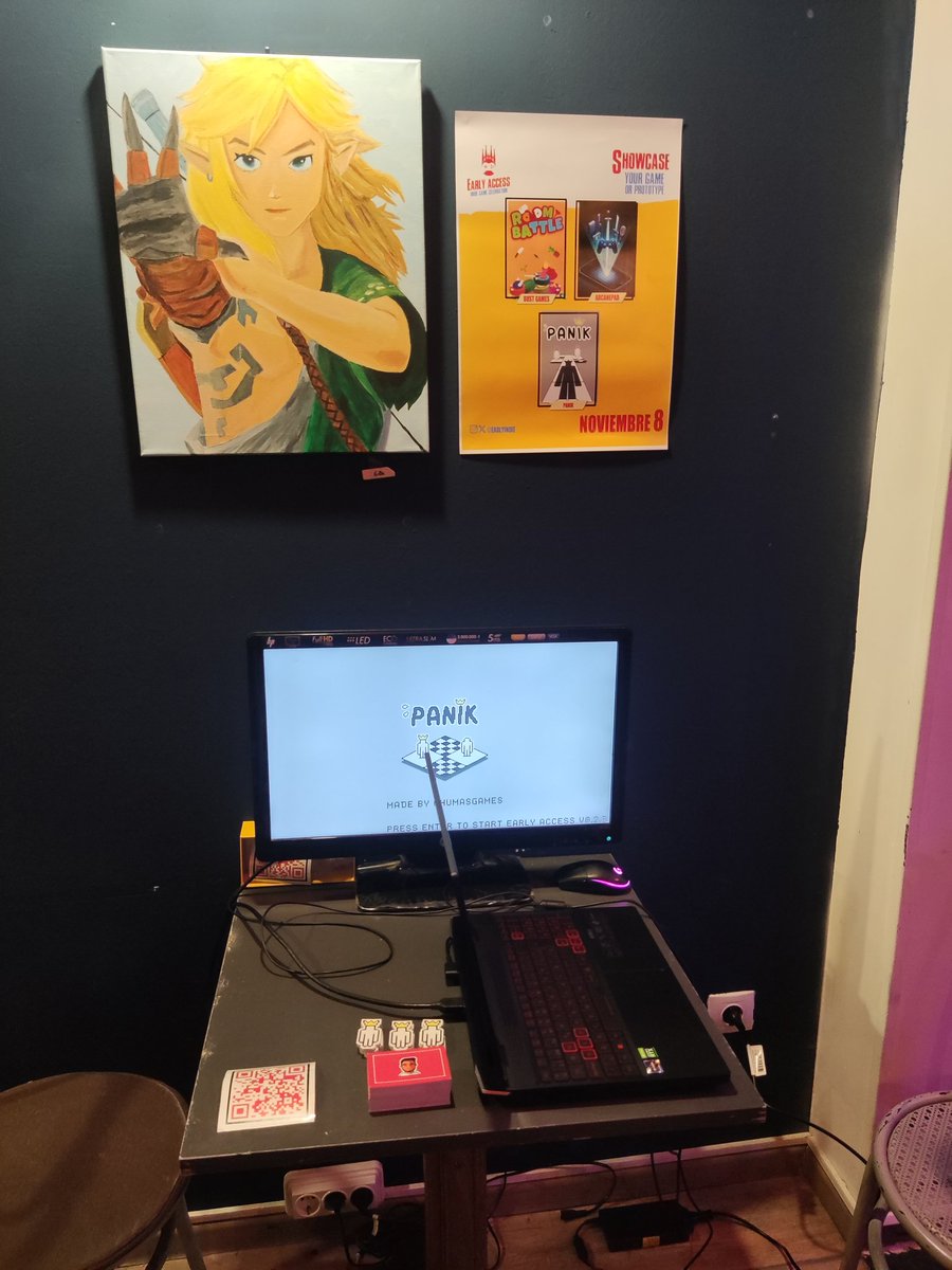 ChumasGames's tweet image. ¡Muchas gracias a @EarlyIndie @Checkpoint_BCN por el evento de ayer! ✨

Fue muy guay volver a enseñar PANIK, poder conocer a más devs, charlar y reencontrarse con gente guay 🫶🏻