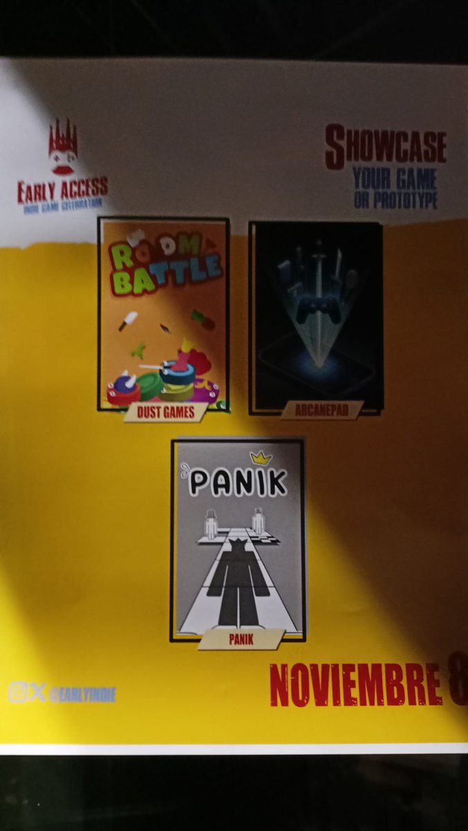 ChumasGames's tweet image. ¡Muchas gracias a @EarlyIndie @Checkpoint_BCN por el evento de ayer! ✨

Fue muy guay volver a enseñar PANIK, poder conocer a más devs, charlar y reencontrarse con gente guay 🫶🏻