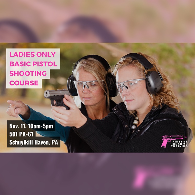 This LADIES ONLY basic pistol course is a great opportunity for ladies to obtain the knowledge, skills, and attitude necessary for owning and operating a firearm safely.

Send an email to grace@fftva.com to register.

#LadiesOnly #WomenWithWeapons #WomenShooters #EmpowerWomen