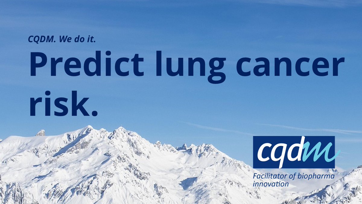<a href="/CQDM_Canada/">CQDM</a> . We do it.
During the lung cancer awareness month, CQDM is proud to announce its participation in this project to predict lung cancer risk.  
Find out more about the project here: cqdm.org/projet-finance…