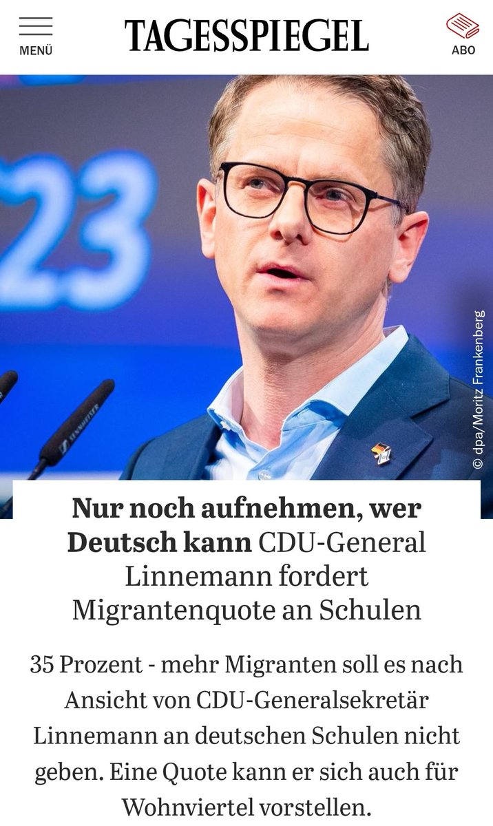 Hr Linnemann, ich ging bei Ihnen in PB zur Schule. Als ich 2004 in der Marienschule eingeschult wurde, sprach ich kaum Dt. Meine Klasse war mehrheitlich migrantisch. Ich bin jetzt Vize Berlin Brandenburg Meisterin Poetry Slam &amp; Journalistin. Bin ich das Problem o. Ihr Rassismus?