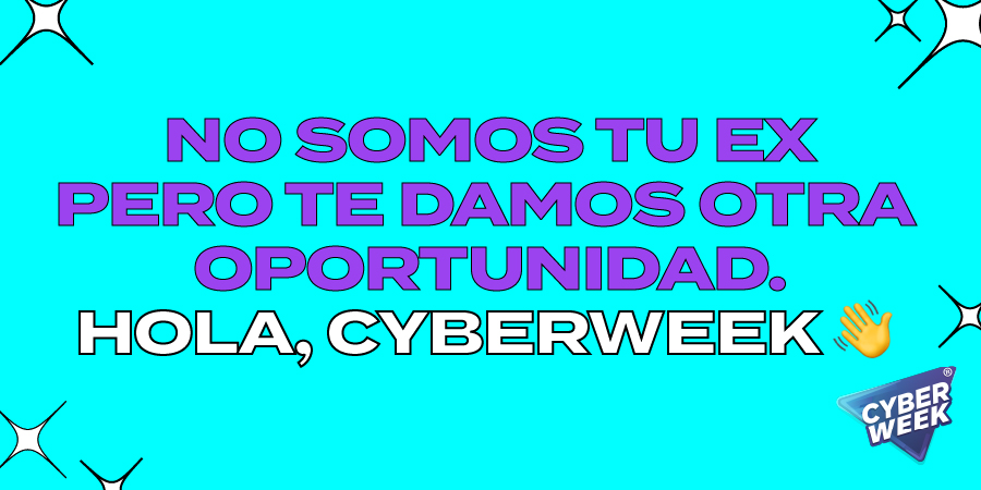 Si sos de lxs colgadxs, este notición es para vos! 🙃 Estiramos #CyberWeek hasta el domingo 12 para aprovechar las oportunidades de cybermonday.com.ar