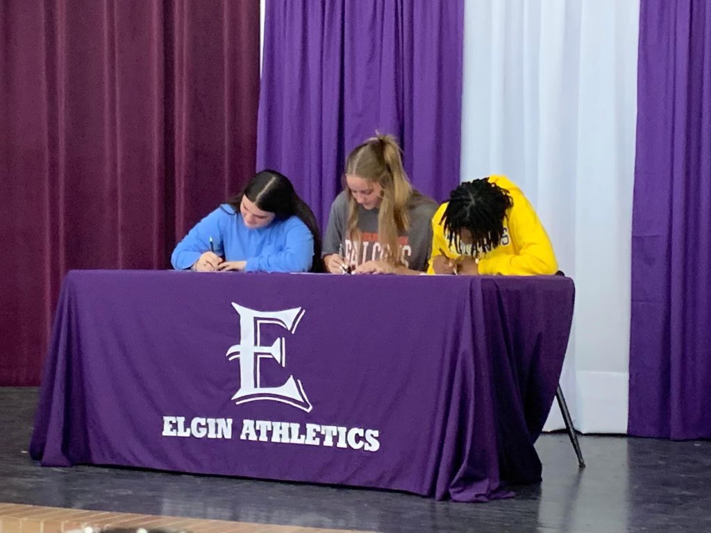 We are so proud of Mac, Jessica, and Jay signing their NLI! 
Keep working hard and putting your dreams to reality! Go Wildcats! 👊🏼💪🏼 <a href="/CoachPeteMoreno/">Pete Moreno</a> @mackenziefath15 <a href="/00Cantrell/">Jessica Cantrell</a> <a href="/JaylanRoberson_/">Jaylan</a> <a href="/ElginTxISD/">Elgin ISD</a> <a href="/EISDAnderson/">Jens Anderson</a> <a href="/JanaRueter/">Jana Rueter</a>