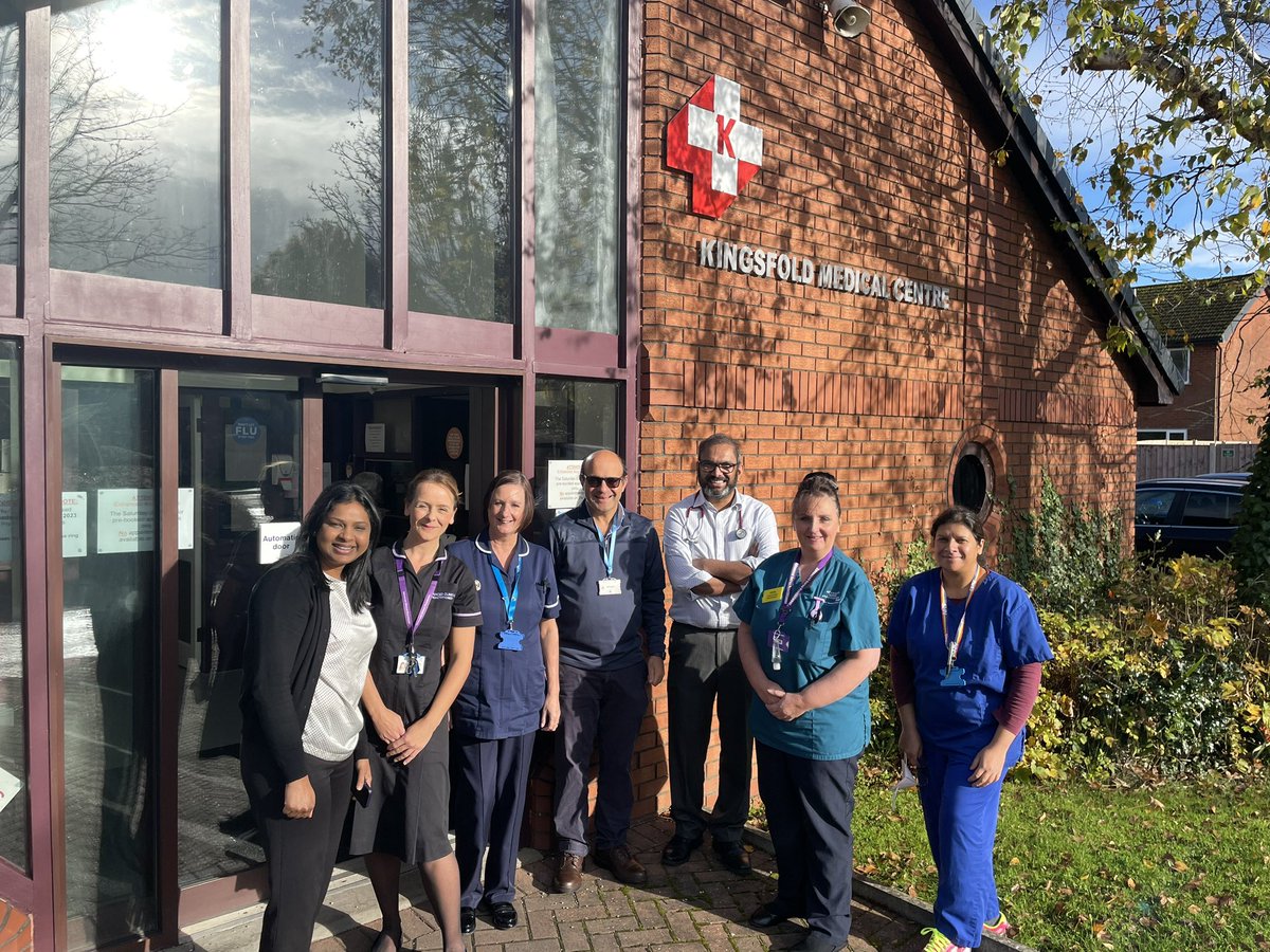 An exciting start to our proactive frailty service working in partnership with our primary care colleagues at Kingsfold Medical Centre. Providing specialist locality based patient care.