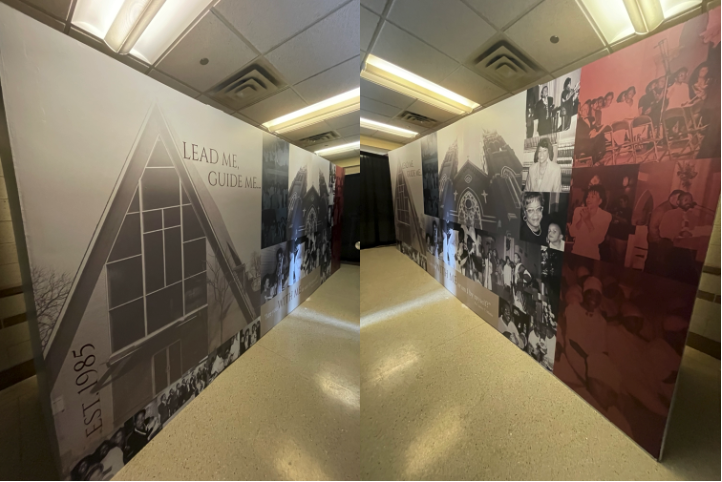 SpeedProChiLoop's tweet image. Salem Baptist Church enlisted SpeedPro CHICAGO LOOP to lift the spirits of their congregation with this temporary mural installation at their church.  Applied to a wood back wall, murals are effective for adding a finished look to ongoing construction. 
#SpeedProChicagoLoop
