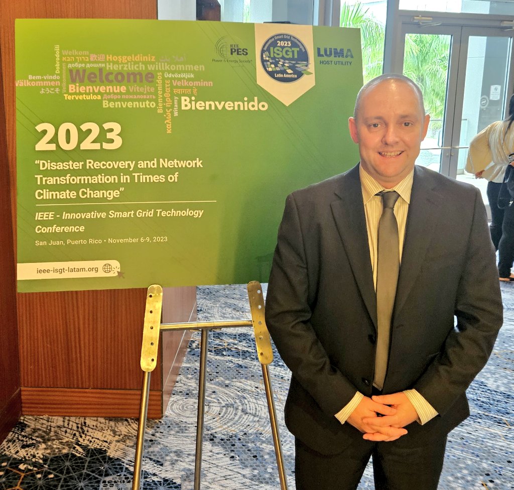 Currently attending IEEE ISGT-LA in Puerto Rico to present our research on co-location of battery storage with large-scale solar sites. Very interesting to learn about the hurricane related challenges in Puerto Rico and the need for a resilient power grid. #EnergyStorage