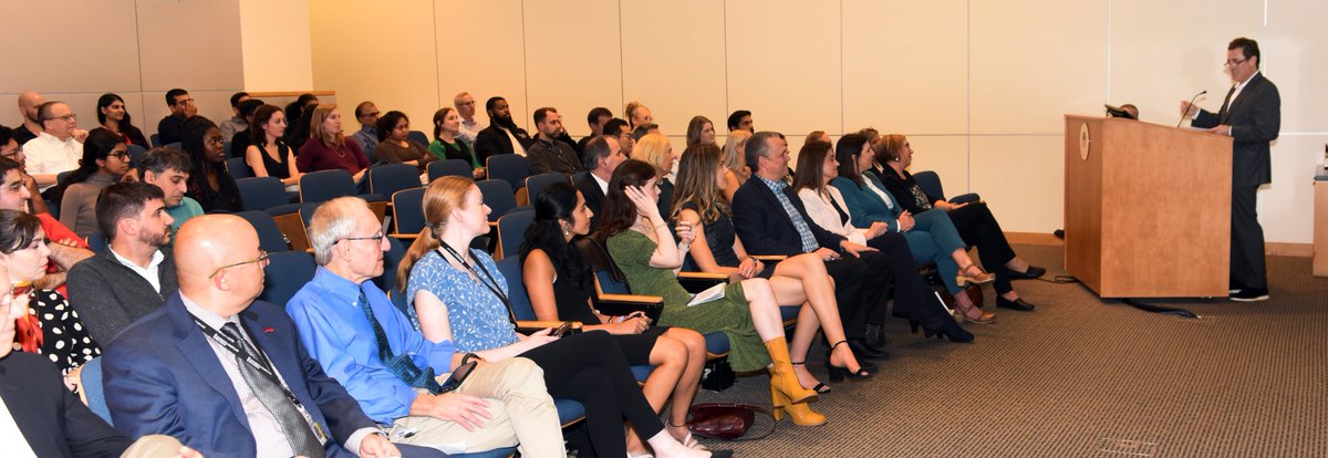 UMmedschool's tweet image. UMSOM Dean Mark Gladwin addresses students in the Graduate Program in Life Sciences (GPILS) at the recent GPILS awards ceremony.
#DeanGladwinOnTheMove
