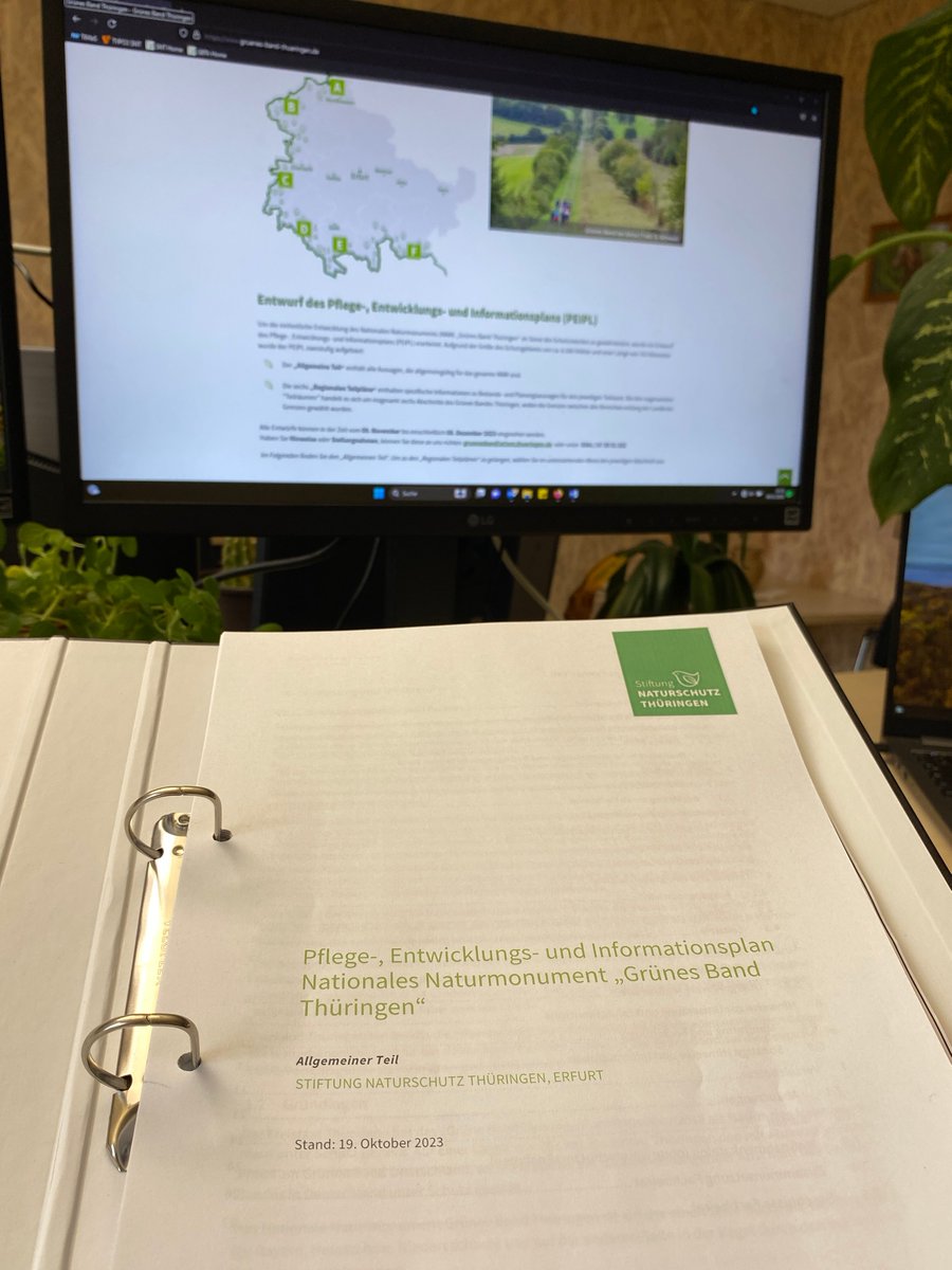 Der Entwurf des Pflege-, Entwicklungs- und Informationsplans (PEIPL) zum Grünen Band Thüringen ist veröffentlicht! #grünesband #peipl Dieser kann hier bis einschließlich 08.12.2023 eingesehen werden: gruenes-band-thueringen.de