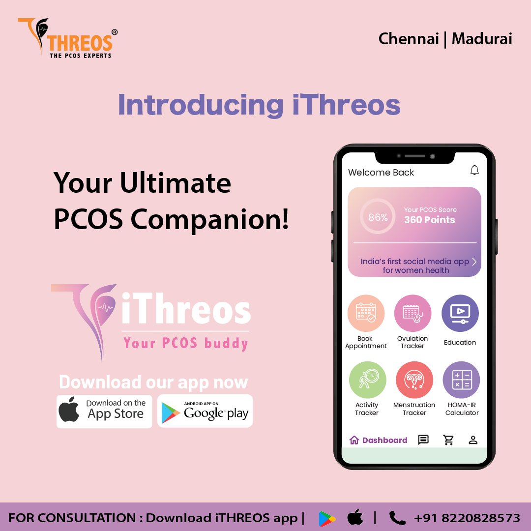 Threoshealth's tweet image. Did you know that iThreos offers a dedicated social media platform just for women&apos;s health? Connect with a supportive community of PCOS warriors, share your journey, and find inspiration. Download the app now and join us! 💪 #iThreos #PCOSCommunity&quot;

#iThreos #PCOS