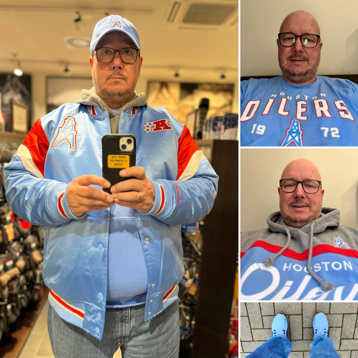 Waschsalon-Regeln gelten auch am Throwback Thursday 😉 #houstonoilers #mitchellandness #nfl #jockwasherpodcast #thegermanatmizzou