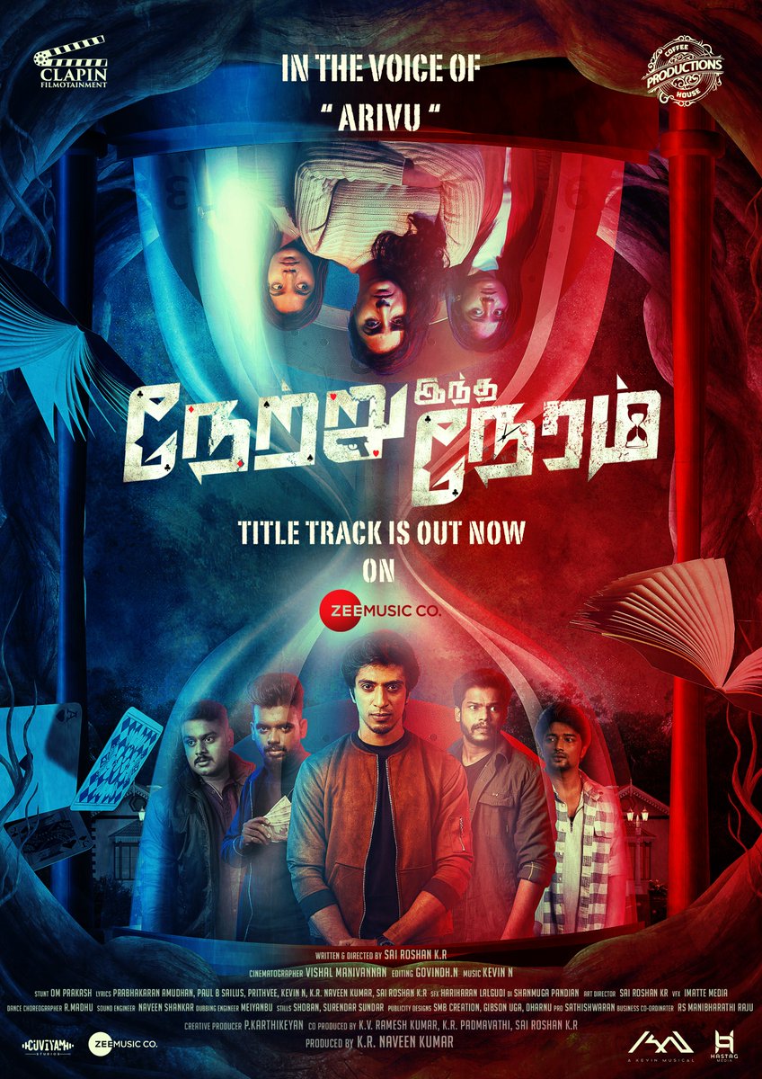 #NetruIndhaNeram Title Track is out now on Zee Music South🎼🎧🔥
Composed, Produced &amp; Arranged by Kevin N
Perfomed by <a href="/therukural/">therukural_official</a> , <a href="/nkevinofficial/">Kevin N</a>
&amp; @paulbsailus 
Lyrics - Paul B Sailus 
#akevinmusical
. 
Link:- youtu.be/yP-J9oz2MXY
.