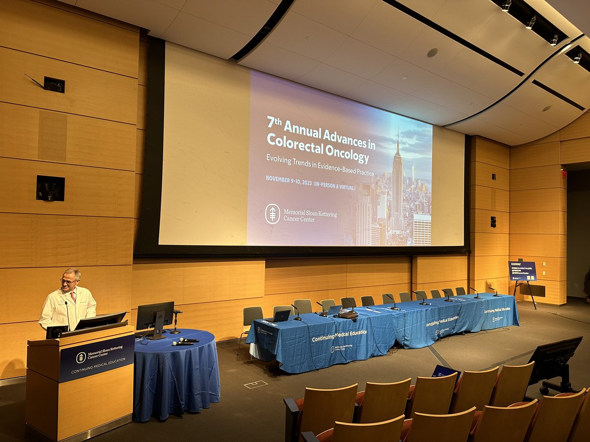 Dr Garcia Aguilar welcoming attendees at the MSKCC 7th International Colorectal Symposium in NYC