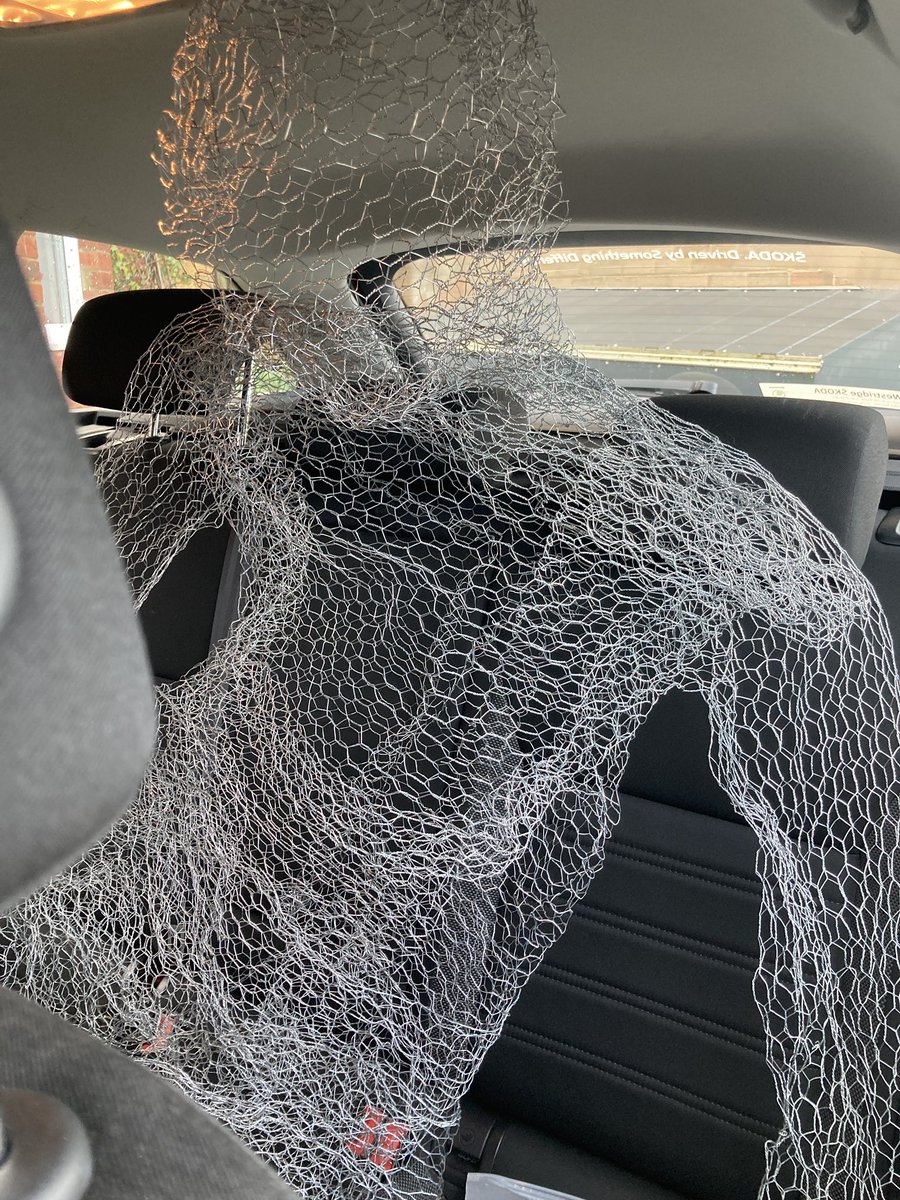New friend in the back of my car today, all ready for <a href="/ArtsworkLtd/">Artswork</a> creative workshop in #gosport at <a href="/Bridgemary_Sch/">Bridgemary School</a> next Tuesday - we’ll be exploring what students think of where they live #community #creativeopportunites #placemaking #environment #litter