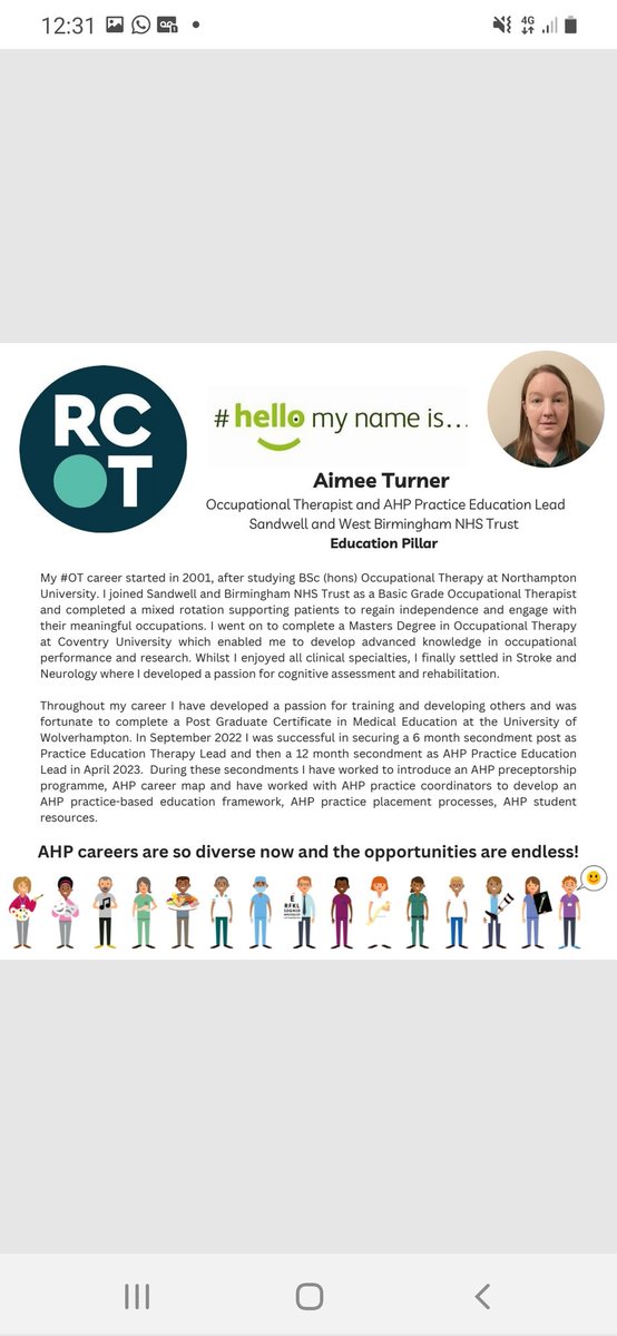 Jannine Hall (@hall_jannine) on Twitter photo Meet another of our amazing OT's who has taken a different route that might just inspire you. <a href="/AimeeTu45191869/">Aimee Turner</a> <a href="/swb_OT/">SWB_OT</a> <a href="/SWBHnhs/">SWB NHS Trust</a> <a href="/icares_SWBH/">iCares@SWBH</a> Meet another of our amazing OT's who has taken a different route that might just inspire you. <a href="/AimeeTu45191869/">Aimee Turner</a> <a href="/swb_OT/">SWB_OT</a> <a href="/SWBHnhs/">SWB NHS Trust</a> <a href="/icares_SWBH/">iCares@SWBH</a>