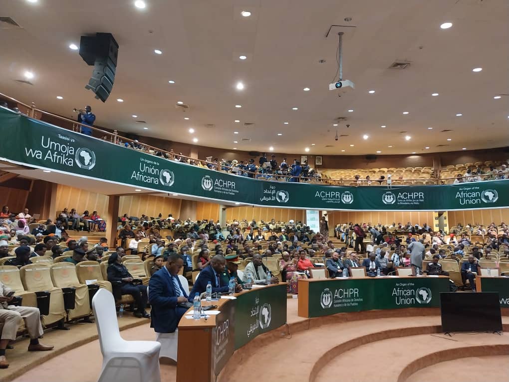 WhiteBearCOMM's tweet photo. .Remy Ngoy LUMBU at the Closing Ceremony of the 77th Ordinary Session of the ACHPR extended gratitude to the Government of Tanzania for hosting the Session and applauded the arrangements that ensured the successful conclusion of the Session.
#WhiteBearNews #ACHPR77 #HumanRights https://t.co/h4rIDaY4wP