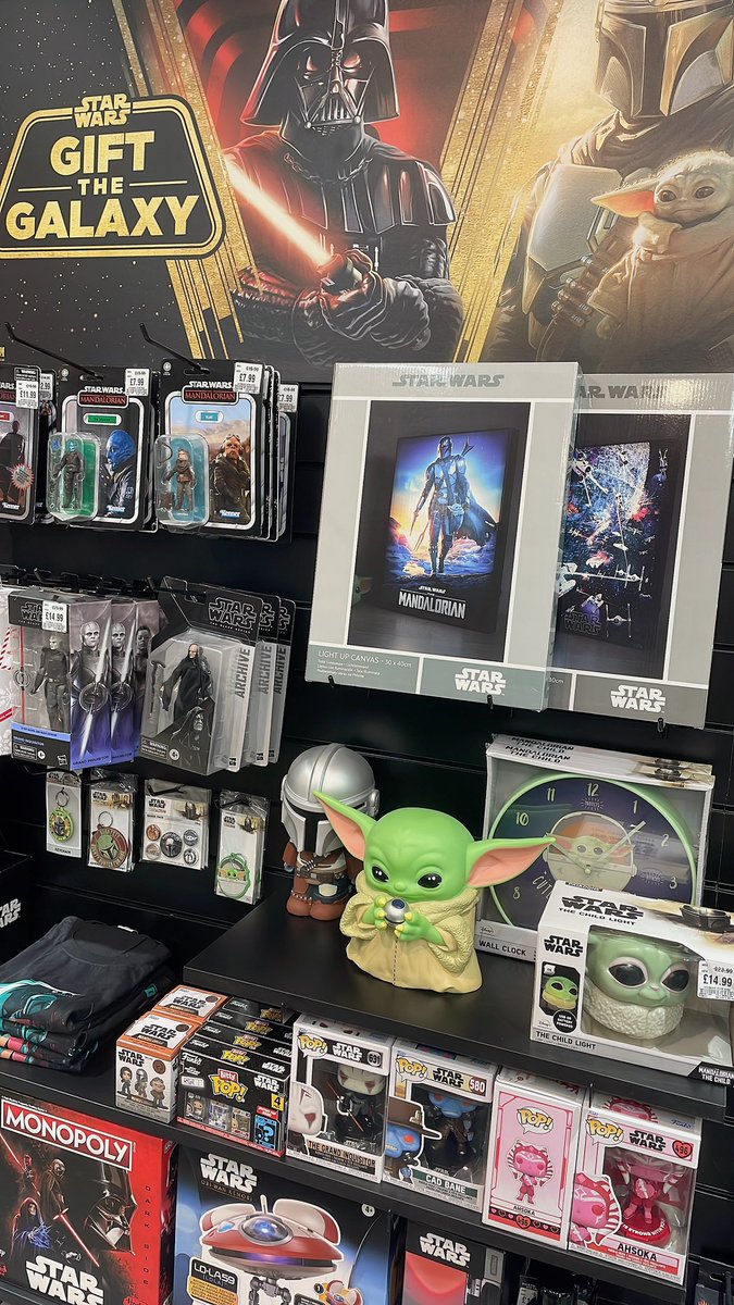 GIFT OF THE GALAXY ✨ CHECK OUT OUR AWESOME ARRAY OF STAR WARS GOODIES FOR A GREAT GIFT IDEA 🌟🎁 #hmv #hmvstaines #starwars