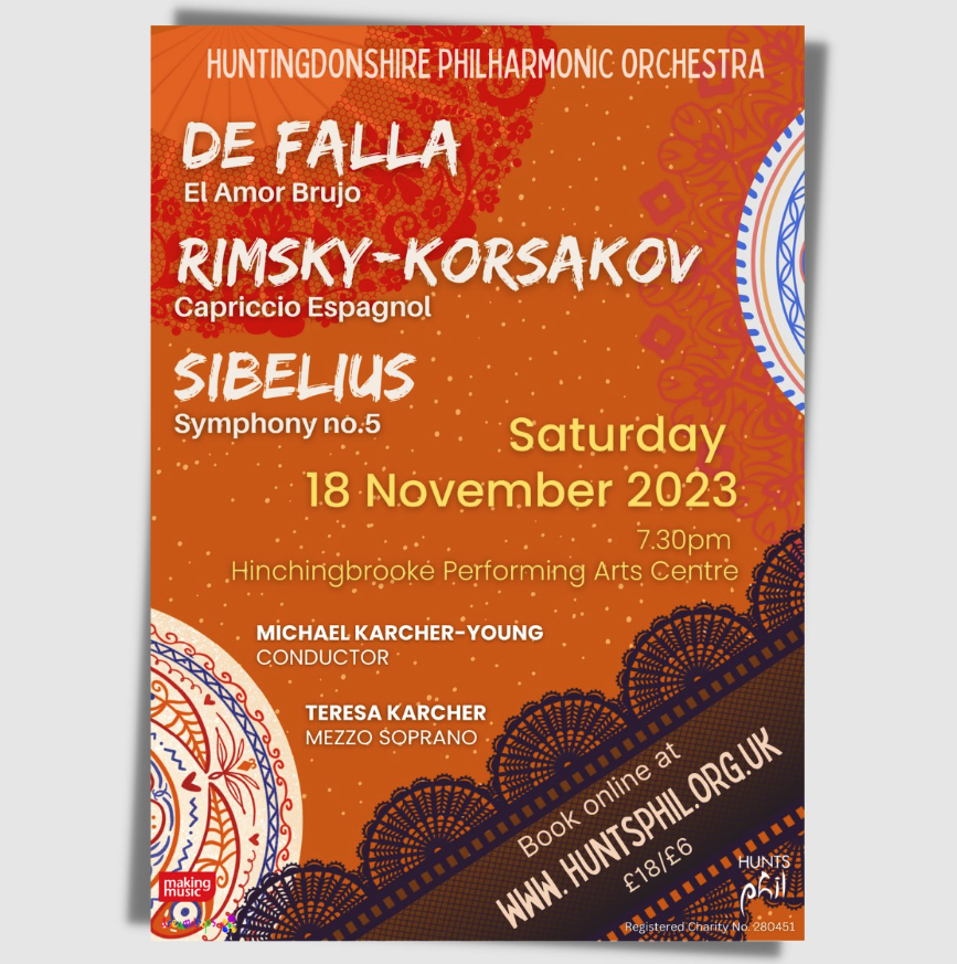 Our orchestra is working hard preparing their first concert of the season- join us on November 18th at 7:30pm for some captivating, vivid and evocative masterpieces. 📍Hinchingbrooke Performing Arts Centre🎟 £18/£6 available on the door or online #Huntingdon #classicalmusic