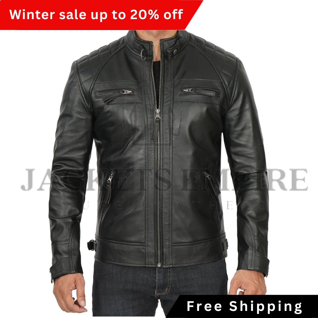 jacketsempire's tweet photo. 𝐆𝐞𝐚𝐫 𝐮𝐩 𝐟𝐨𝐫 𝐰𝐢𝐧𝐭𝐞���� 𝐰𝐢𝐭𝐡 𝐨𝐮𝐫 𝐌𝐞𝐧'𝐬 𝐁𝐢𝐤𝐞𝐫 𝐋𝐞𝐚𝐭𝐡𝐞𝐫 𝐉𝐚𝐜𝐤𝐞𝐭! 
Enjoy style and warmth in one package. Now on SALE with free home delivery!  Don't miss out on this unbeatable offer. Upgrade your winter wardrobe today. Limited stock available https://t.co/DmLFyIu8Wk