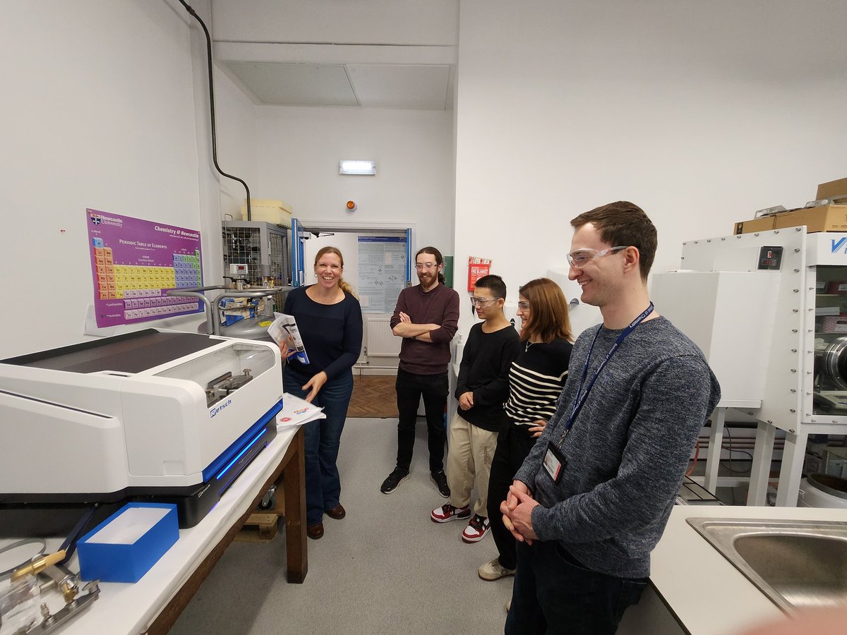 The new MM500-Control will enable us to do #mechanochemistry under controlled temperature 🌡️
Many thanks for Tanja Butt from Retsch for training!
<a href="/ChemistryNCL/">Newcastle Chemistry</a>