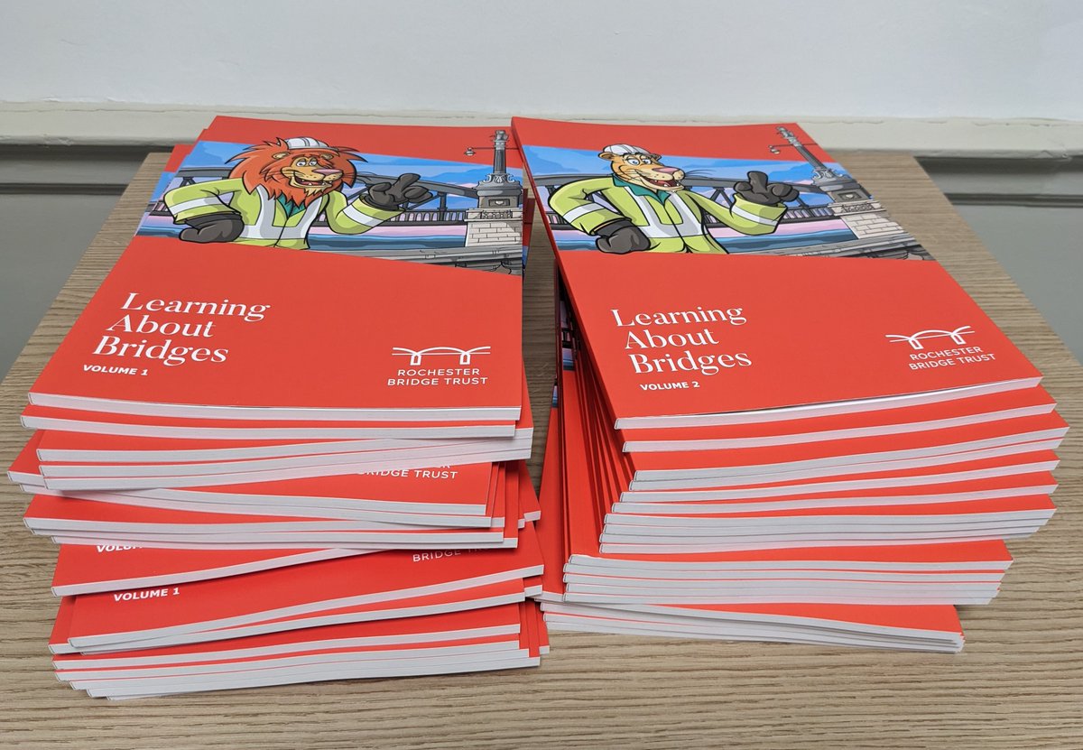 Last night we welcomed teachers of children aged 7-11 to the launch of our free books Learning About Bridges. They contain a range of activities to help educators encourage children to think like an engineer.
The books are free to download here: rochesterbridgetrust.org.uk/learning-activ…
#TEweek23