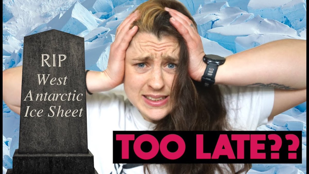 ⚠️New video featuring the fabulous @kaitlinnaughten The prognosis for the West #Antarctic Ice Sheet may be terminal - but what are we gonna do about it? The answer is courage, not hope. ▶️ youtu.be/8_BoZDS1gjU