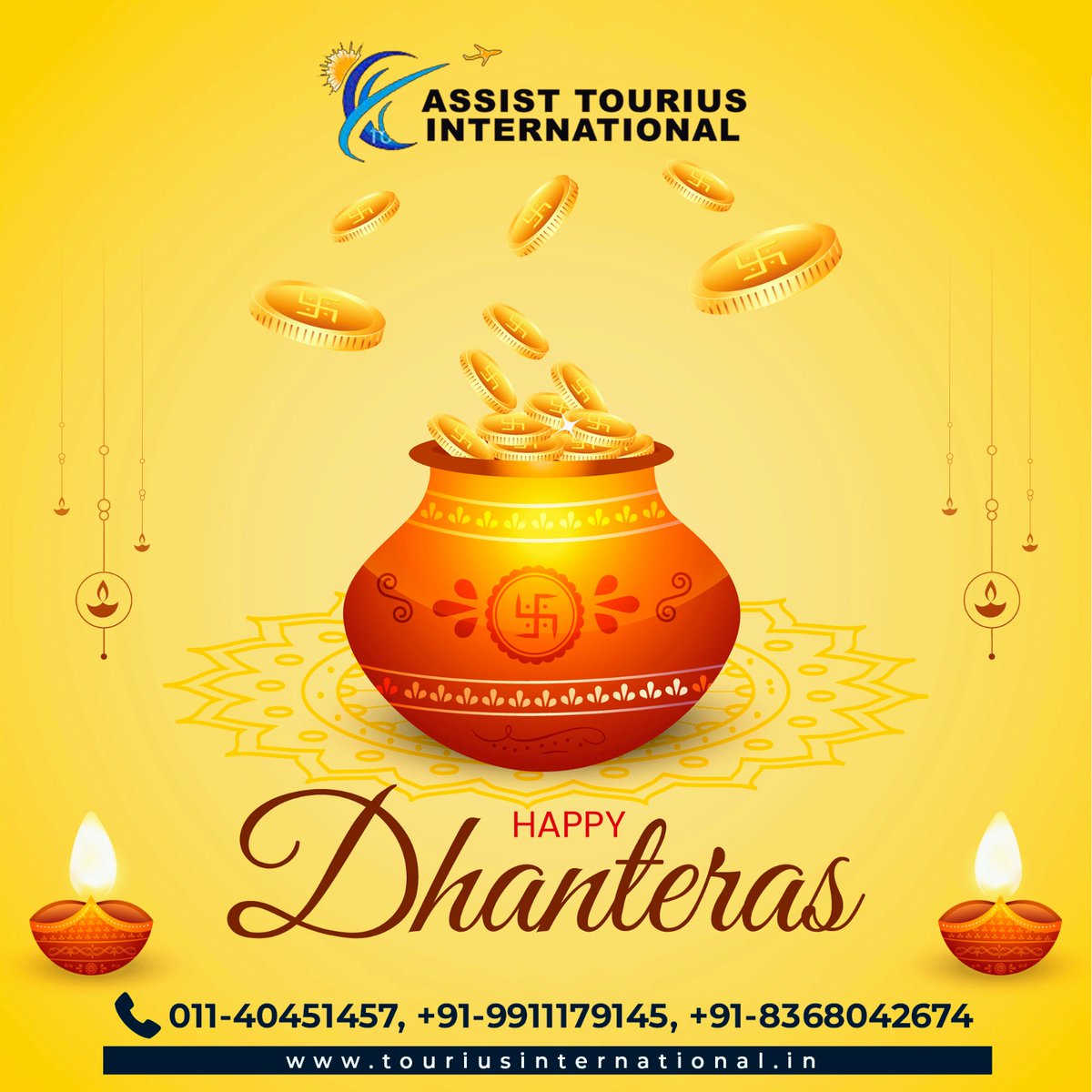 On this Dhanteras, may your investments in happiness, health, and relationships yield the best returns! 🌼💕

#wealthofwellness #happydhanteras #FestivalOfLights #HappyDhanteras2023 #festivevibes2023