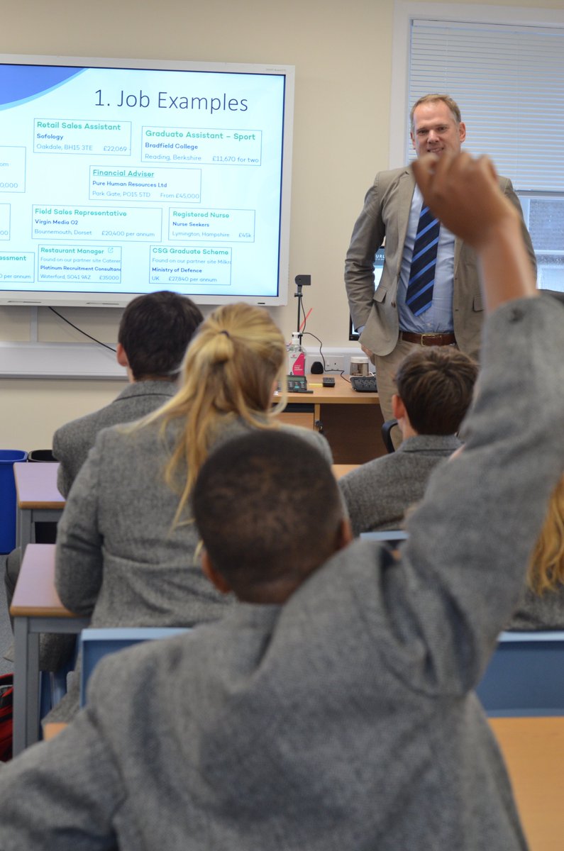 Thank you to Mr Bates, our Bursar, for delivering a 'Money Matters' session to #DurlstonYr9 as part of their #DurlstonLEAD. It was a thought-provoking session looking at budgeting and other financial implications.