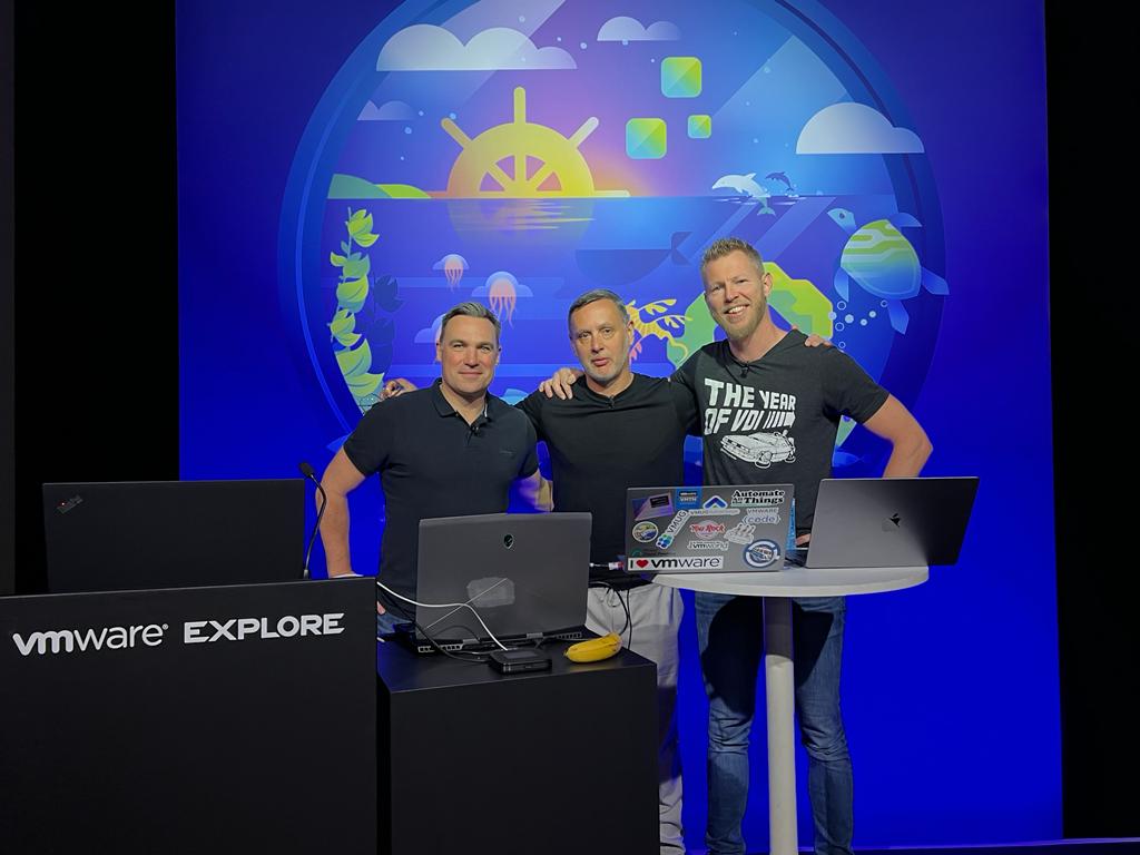 Johan van Amersfoort (@vhojan) on Twitter photo We were really surprised that so many people decided to stay until the very end. Thanks everyone for joining <a href="/Spoinster/">Spencer Pitts</a> <a href="/Mcopping/">Matt Coppinger</a> and myself during our live-demo-packed session, where nearly every demo went well :) In case you haven't see it, we will be back at the <a href="/MyVMUG/">VMware User Group</a> We were really surprised that so many people decided to stay until the very end. Thanks everyone for joining <a href="/Spoinster/">Spencer Pitts</a> <a href="/Mcopping/">Matt Coppinger</a> and myself during our live-demo-packed session, where nearly every demo went well :) In case you haven't see it, we will be back at the <a href="/MyVMUG/">VMware User Group</a>