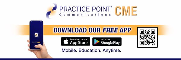 PracticePoint's tweet image. Practice Point® Communications CME (PPCCME) Mobile App for convenient, anytime access to free, accredited continuing education!  Available at Google Play (lnkd.in/eY7g2zm6) or Apple Store (lnkd.in/e8P6b5Q5).