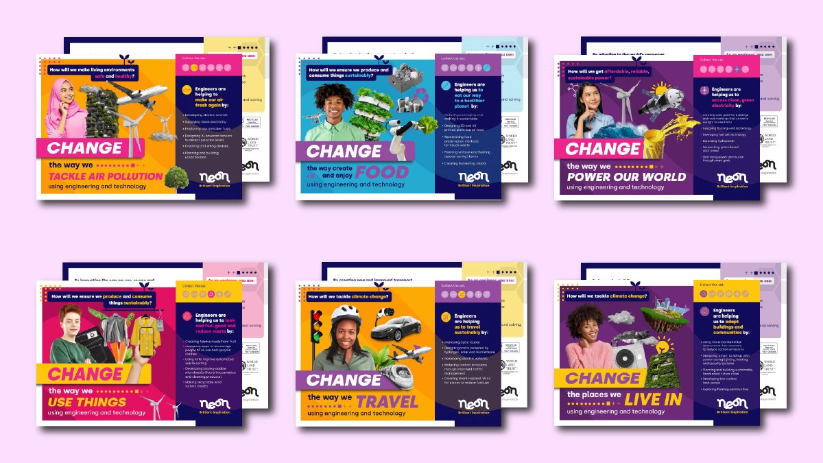 Neon (@neon_futures) on Twitter photo We have a brand-new careers resource on Neon to celebrate <a href="/teweekuk/">Tomorrow's Engineers Week</a> #TEWeek23 #GreenCareersWeek!
Our 6 inspiring and thought-provoking postcards show how people working in engineering and technology are helping to achieve #netzero.
Download for free: bit.ly/3u5IJNE We have a brand-new careers resource on Neon to celebrate <a href="/teweekuk/">Tomorrow's Engineers Week</a> #TEWeek23 #GreenCareersWeek!
Our 6 inspiring and thought-provoking postcards show how people working in engineering and technology are helping to achieve #netzero.
Download for free: bit.ly/3u5IJNE