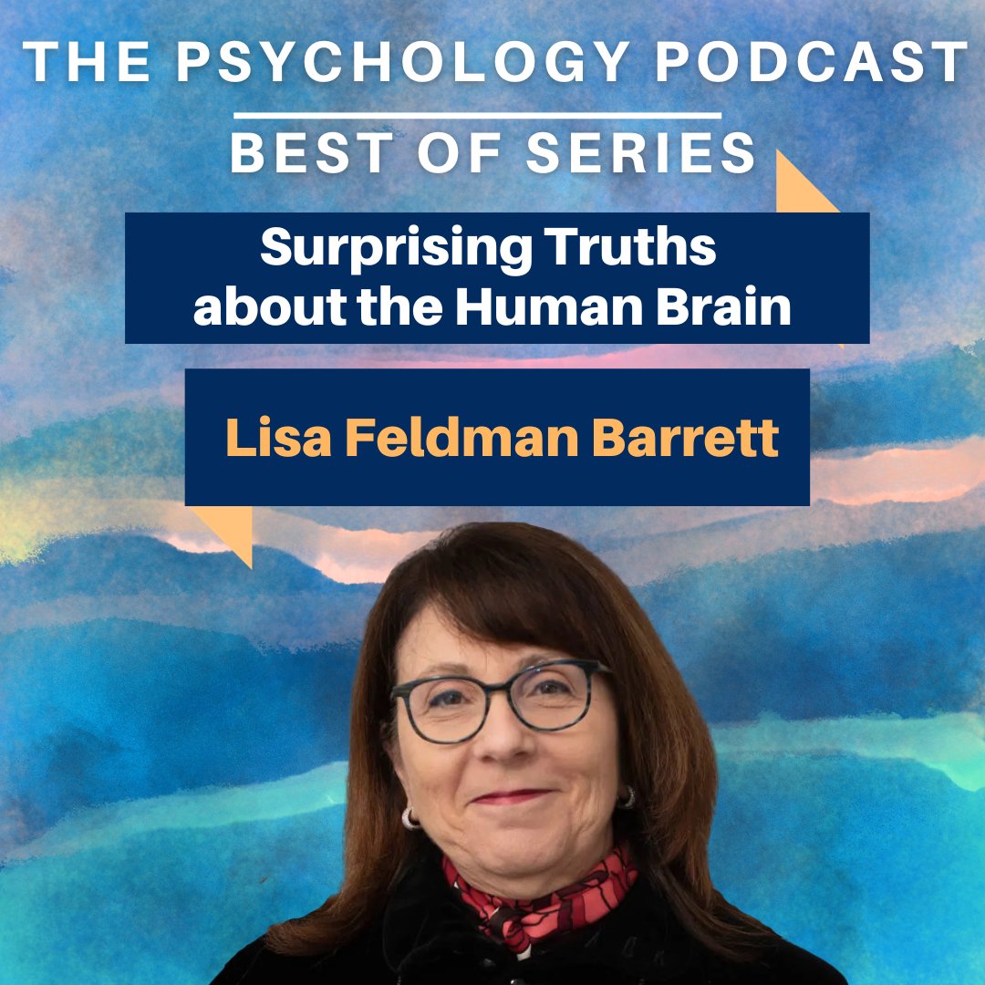 We're kicking off the first week with Dr. Lisa Feldman Barrett, a world renowned affective scientist. In this episode, we talked about her theory of constructed emotion and other surprising truths about the human brain. 🎙 Listen here: linktr.ee/SBKpsychologyp…