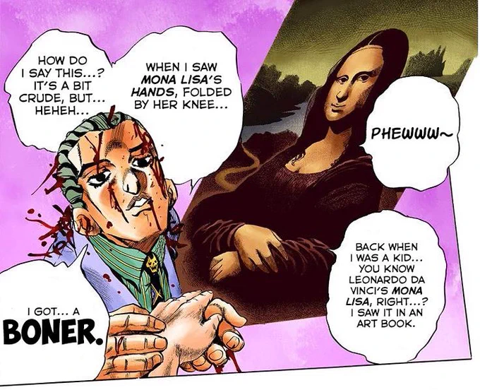 Without a doubt, this is absolutely the funniest JoJo panel 