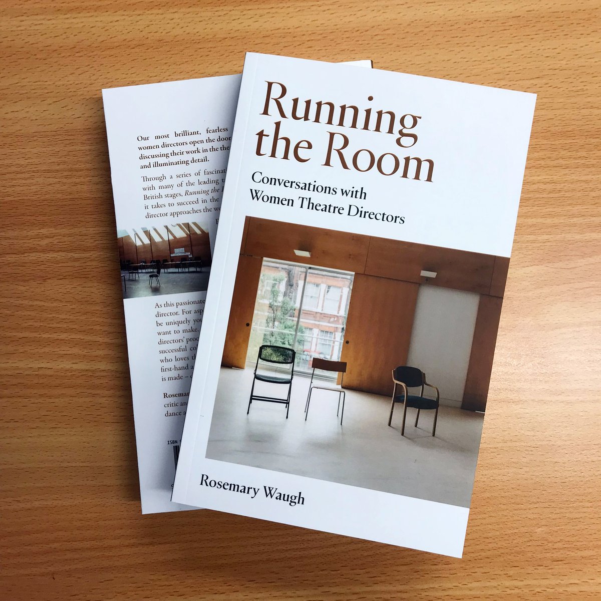 NickHernBooks's tweet photo. It's here – Running the Room: Conversations with Women Theatre Directors by Rosemary Waugh.

Published next week on 16 November, this is an unparalleled first-hand account of how brilliant theatre is made – direct from those making it.

Pre-order here: https://t.co/EamRtNkrwH https://t.co/gXVxQ6Lz6A