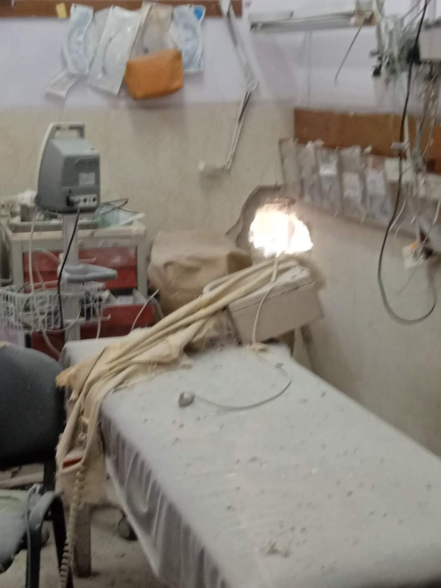 Israeli army bombed Al-Nasr Children's Hospital in Gaza.