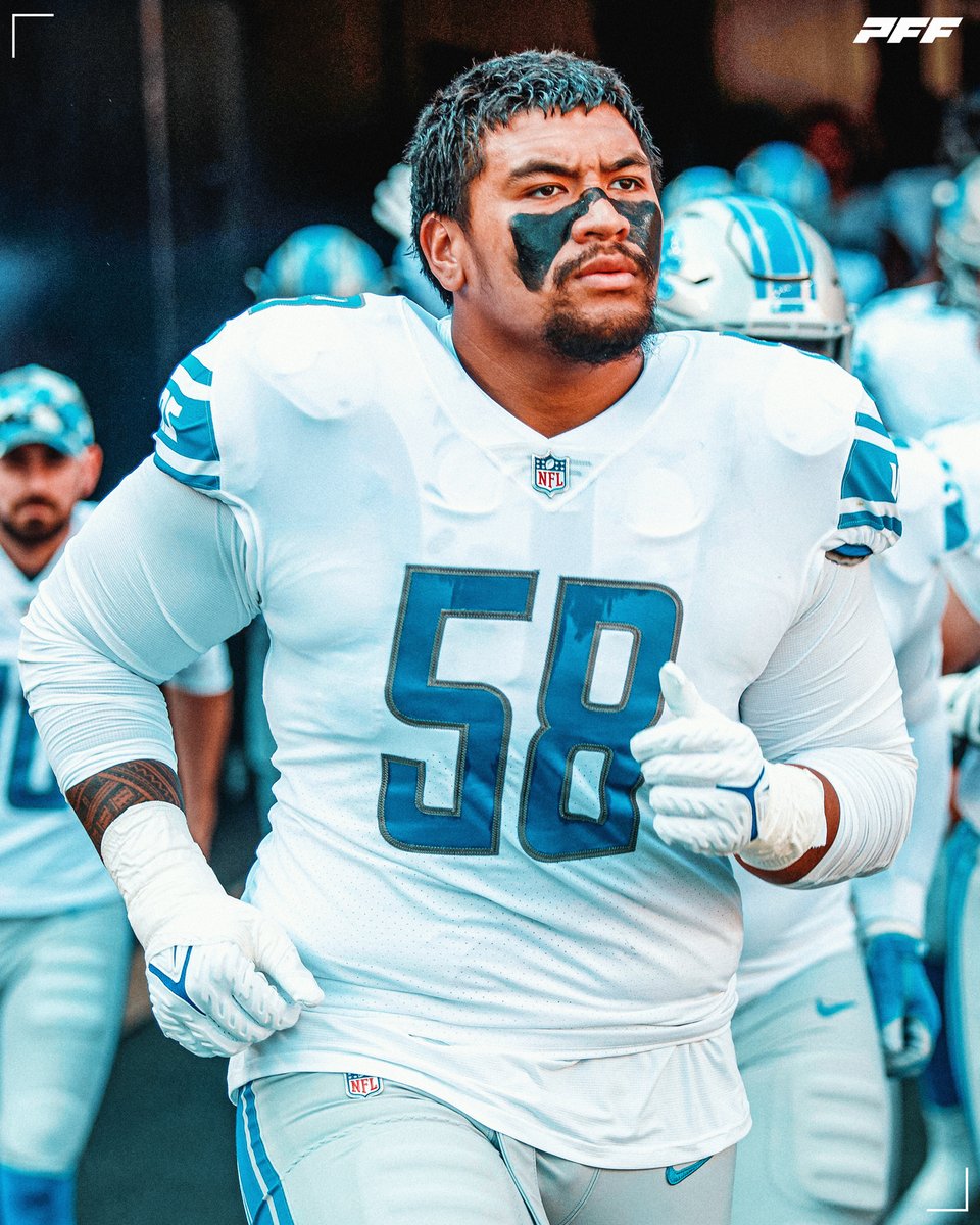 PFF_Lions's tweet photo. Penei Sewell: 312 pass-blocking snaps without allowing a sack this season

Most among all Tackles 😤 https://t.co/rw5CH8lIYw