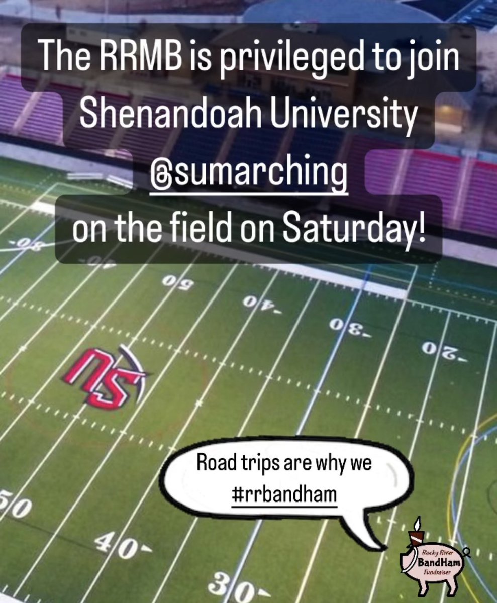 BandHam1's tweet photo. We’re proud to be representing @RrCitySchools by joining the halftime show with the @SUMarching Band this Saturday. The choir will be singing the National Anthem 🇺🇸. https://t.co/NRVEVomlzF