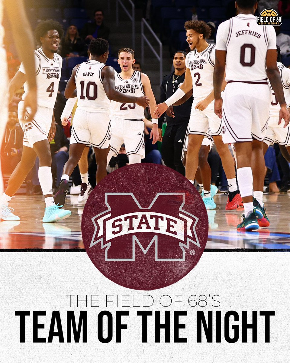 𝐏𝐥𝐚𝐲𝐞𝐫 𝐨𝐟 𝐭𝐡𝐞 𝐍𝐢𝐠𝐡𝐭:
<a href="/Tylerperkins_5/">TP5</a> scored 24 points and had 14 rebounds in Penn’s win vs. Bucknell

𝐓𝐞𝐚𝐦 𝐨𝐟 𝐭𝐡𝐞 𝐍𝐢𝐠𝐡𝐭:
<a href="/HailStateMBK/">Mississippi State Men's Basketball</a> after a dominant win vs. Arizona State in Chicago