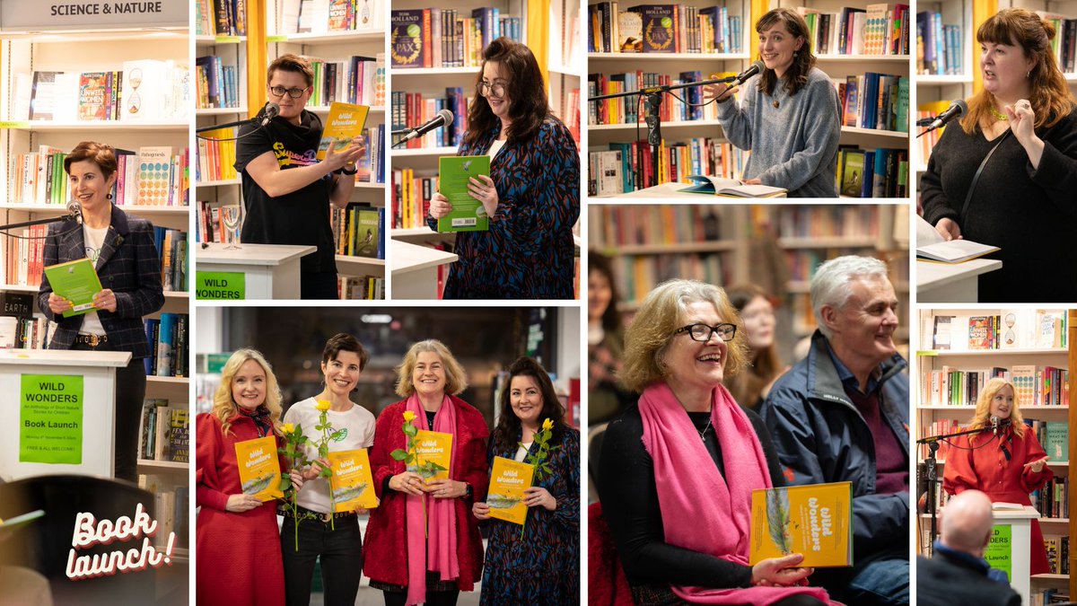 Thank you so much for making your way to the wonderful @gutterbookshop in Temple Bar on a Monday evening for our #WildWonderBookLaunch! We had people who came from Derry, Wexford, Sallins, Dun Laoghaire, Bray, and Dublin! 🌟📔💛 #NatureStoriesForKids #StorytimeMagic