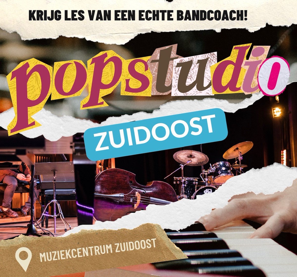 Ben je 11-16 jaar oud en wil je in een band spelen of zingen? Meld je aan! leerorkest.nl/popstudio/ #band #muziek #Amsterdam #Zuidoost #jongeren #jeugd #muziekeducatie #onderwijs #bandcoach #instrument