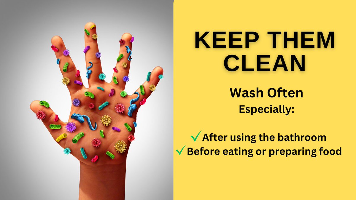 One of the best ways to prevent the spread of germs is to wash your hands. 🖐️🫧❤️#prevention #cleanhands