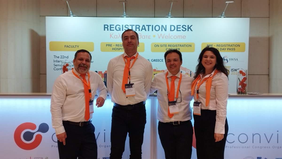 📷 Together We Dream - Succeed - Achieve More!
Convin SA team at ISWC - International Semantic Web Conference.
#CONVIN #PCO #CONGRESS