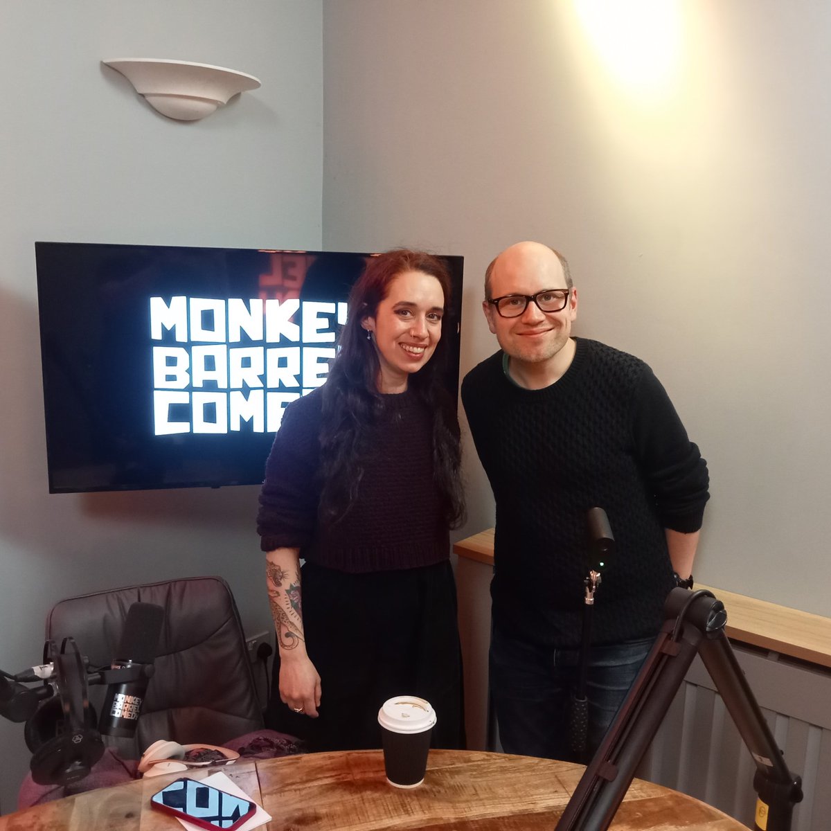 PaulMuchPod's tweet photo. Episode 6 and Paul's guest this week doing the impressions is Giulia Galastro!  We chatted about Giulia's time at Clown School, stand up vs compering, and potential bad luck got from knitting. And we found time to squeeze in some impressions too!

https://t.co/3ItkZM7ckt https://t.co/XnsHejLANS