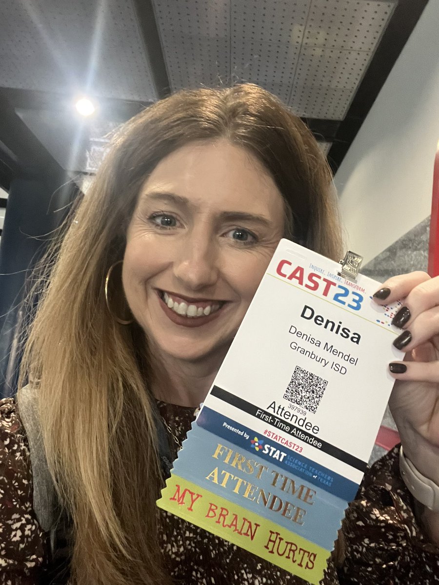 Fixing to learn all about science.  There are so many sessions my brain really does hurt already.  #CAST23 <a href="/Curriculum_GISD/">Granbury ISD Curriculum Department</a>