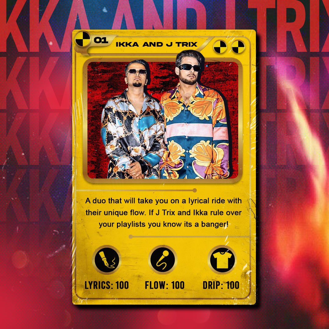 DefJamIndia's tweet photo. The unstoppable ‘Gundagardi’ duo! 🥷
@jtrixofficial @ikkanomics
#DefJamIndia #JTrix #Ikka #MusicVideo #TrumpCard #IndianHipHop #Rap https://t.co/wTbu1Fjx5X