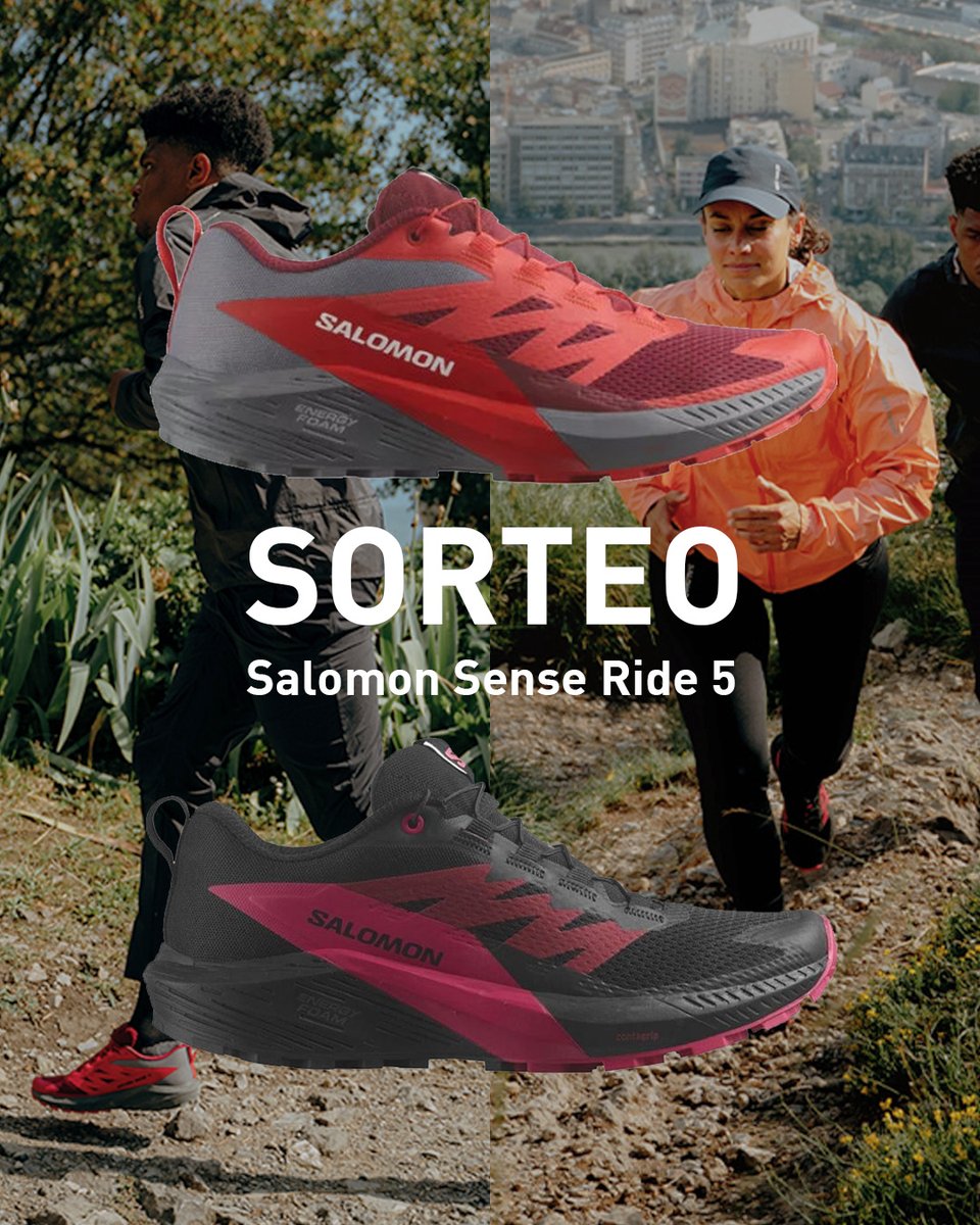 Intersport_es's tweet photo. 🏆¡SORTEO! SALOMON SENSE RIDE 5 🏆

1⃣Síguenos @Intersport_es 
2⃣Haz RT y ❤️a este post.
3⃣Menciona a 2 usuarios.

Participa antes de las 23:59h del 15/11.
Sorteo multired con un único ganador.
Consulta las Bases Legales en https://t.co/UluLq9mVav
#MakeItYourRun #Sorteo https://t.co/bc0mn3DG5U