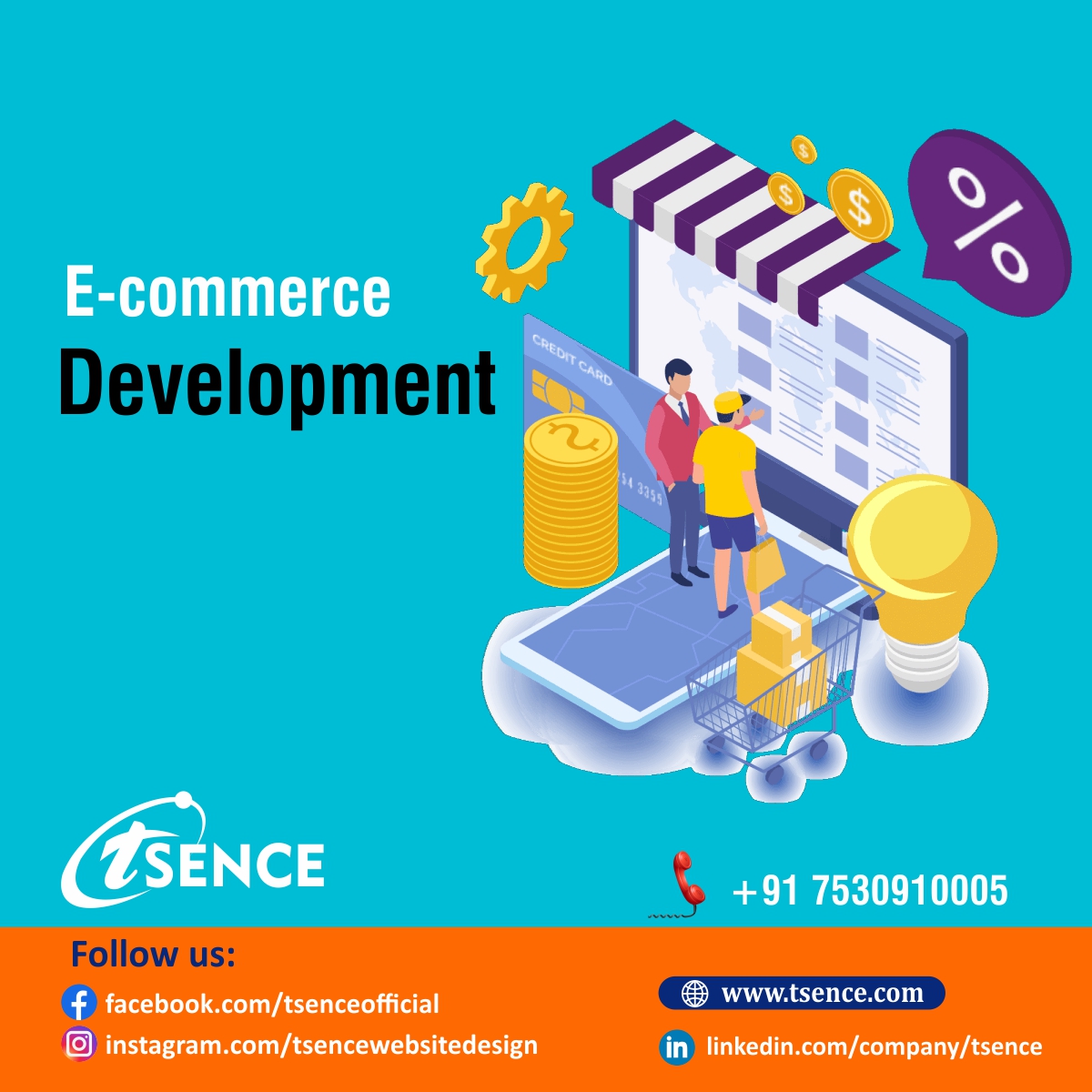 tsenceweb's tweet image. Ready to take your business online and boost your sales? Look no further than #Tsence for top-notch #eCommerce_development solutions! Our team of experts can create a custom online store that suits your brand and brings in customers.
tsence.com/E-Commerce.html
#ecommercegrowth
